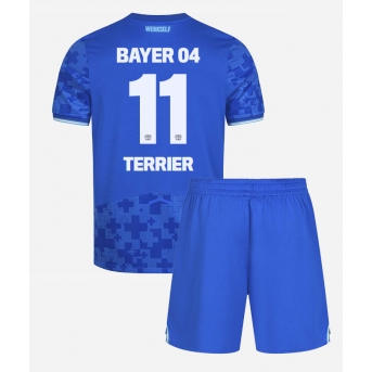 Billige Fotballdrakt Bayer Leverkusen Martin Terrier #11 Replika Tredjedraktsett Barn 2025-26 Kortermet (med bukser)